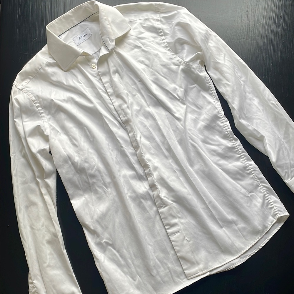 Eton Men's White Dress Shirt